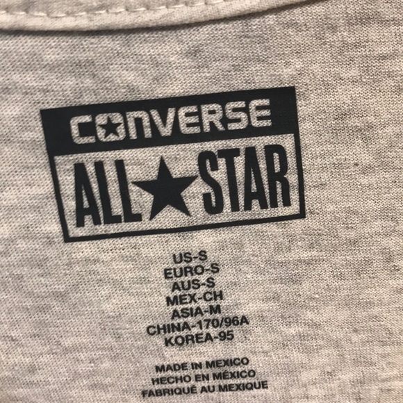Pair of converse size small tee shirts 2 for one - Picture 4 of 4